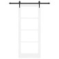 Porta scorrevole vidaXL con set di ferramenta 'ORKDAL'Bianca 83x202 cm Porta scorrevole vidaXL con set di ferramenta 'ORKDAL'Bianca 83x202 cm