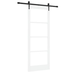 vidaXL Porta Scorrevole con Set di Accessori 'ORKDAL'Bianca 83x211 cm