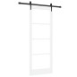 vidaXL Porta Scorrevole con Set di Accessori 'ORKDAL'Bianca 83x211 cm vidaXL Porta Scorrevole con Set di Accessori 'ORKDAL'Bianca 83x211 cm