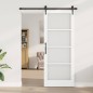 vidaXL Porta Scorrevole con Set di Accessori 'ORKDAL'Bianca 83x211 cm vidaXL Porta Scorrevole con Set di Accessori 'ORKDAL'Bianca 83x211 cm