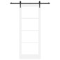 vidaXL Porta Scorrevole con Set di Accessori 'ORKDAL'Bianca 83x211 cm vidaXL Porta Scorrevole con Set di Accessori 'ORKDAL'Bianca 83x211 cm