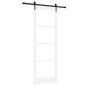 Porta scorrevole vidaXL con hardware "ORKDAL" Bianco 83x232 cm Porta scorrevole vidaXL con hardware "ORKDAL" Bianco 83x232 cm