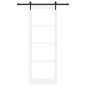 Porta scorrevole vidaXL con hardware "ORKDAL" Bianco 83x232 cm Porta scorrevole vidaXL con hardware "ORKDAL" Bianco 83x232 cm