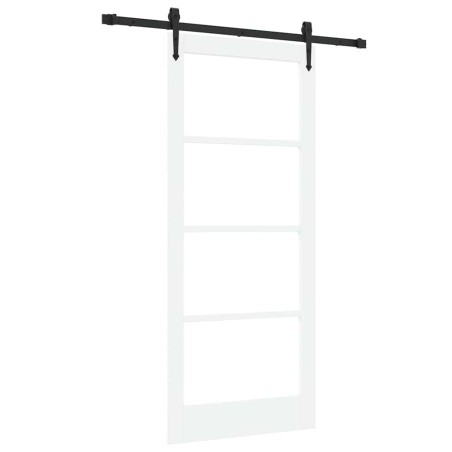 Porta scorrevole vidaXL con set di hardware "ORKDAL" Bianco 86x198.5 cm