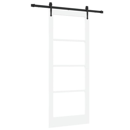 Porta Scorrevole vidaXL Set Hardware "ORKDAL" Bianca 86x211 cm