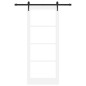 Porta Scorrevole vidaXL Set Hardware "ORKDAL" Bianca 86x211 cm Porta Scorrevole vidaXL Set Hardware "ORKDAL" Bianca 86x211 cm