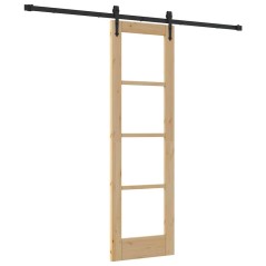 Porta Scorrevole vidaXL con Set di Accessori 'ORKDAL'61x198.5 cm
