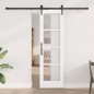 porta scorrevole vidaXL con hardware "ORKDAL" bianco 61x198.5 cm