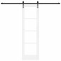porta scorrevole vidaXL con hardware "ORKDAL" bianco 61x198.5 cm
