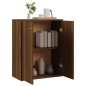 Credenza Rovere Marrone 60x30x75 cm in Legno Multistrato Credenza Rovere Marrone 60x30x75 cm in Legno Multistrato