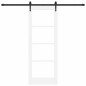 Porta Scorrevole vidaXL con Set di Ferramenta 'ORKDAL'Bianca 73,5x198,5 cm Porta Scorrevole vidaXL con Set di Ferramenta 'ORKDAL'Bianca 73,5x198,5 cm