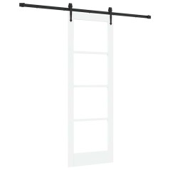 Porta Scorrevole vidaXL con Set di Ferri 'ORKDAL'Bianco 73.5x211 cm