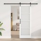 Porta Scorrevole vidaXL con Set di Ferri 'ORKDAL'Bianco 73.5x211 cm