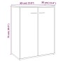 Credenza Rovere Marrone 60x30x75 cm in Legno Multistrato Credenza Rovere Marrone 60x30x75 cm in Legno Multistrato