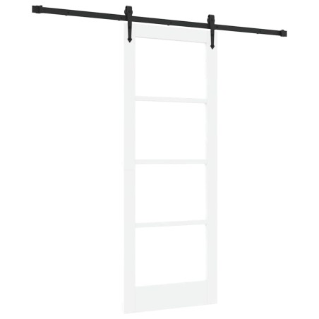 Porta scorrevole vidaXL con set di hardware 'ORKDAL'bianco 78x202 cm