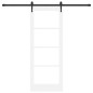 Porta scorrevole vidaXL con set di hardware 'ORKDAL'bianco 78x202 cm Porta scorrevole vidaXL con set di hardware 'ORKDAL'bianco 78x202 cm