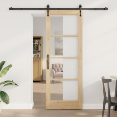 vidaXL Porta Scorrevole con Set di Hardware 'ORKDAL'78x211 cm