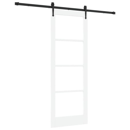 porta scorrevole vidaXL con set hardware 'ORKDAL'bianca 78x211 cm