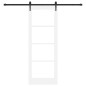 porta scorrevole vidaXL con set hardware 'ORKDAL'bianca 78x211 cm