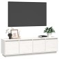 Mobile Porta TV Bianco 156x37x45 cm in Legno Massello di Pino Mobile Porta TV Bianco 156x37x45 cm in Legno Massello di Pino