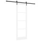 Porta Scorrevole vidaXL con Set di Ferramenta 'ORKDAL'Bianco 78x232 cm