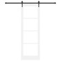 Porta Scorrevole vidaXL con Set di Ferramenta 'ORKDAL'Bianco 78x232 cm
