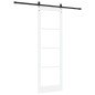 Porta Scorrevole vidaXL con Set di Ferramenta 'ORKDAL'Bianco 78x232 cm