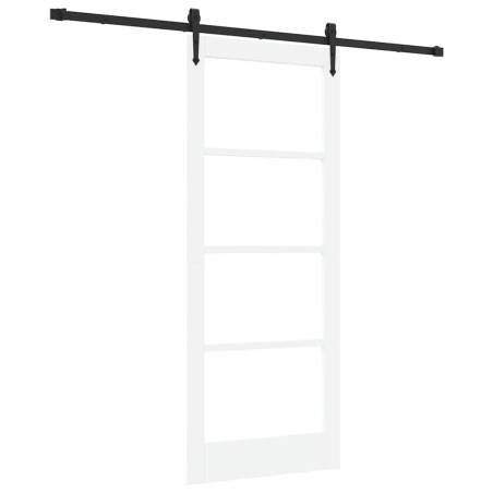 porta scorrevole vidaXL con set hardware 'ORKDAL'bianca 83x202 cm