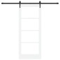 porta scorrevole vidaXL con set hardware 'ORKDAL'bianca 83x202 cm porta scorrevole vidaXL con set hardware 'ORKDAL'bianca 83x202 cm