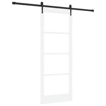 Porta scorrevole vidaXL con set hardware 'ORKDAL'Bianco 83x211 cm