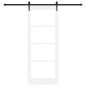 Porta scorrevole vidaXL con set hardware 'ORKDAL'Bianco 83x211 cm Porta scorrevole vidaXL con set hardware 'ORKDAL'Bianco 83x211 cm