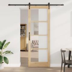 Porta scorrevole vidaXL con set di accessori 'ORKDAL'83x232 cm