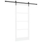 vidaXL Porta Scorrevole con Set di Ferramenta "ORKDAL" Bianca 93x211 cm vidaXL Porta Scorrevole con Set di Ferramenta "ORKDAL" Bianca 93x211 cm