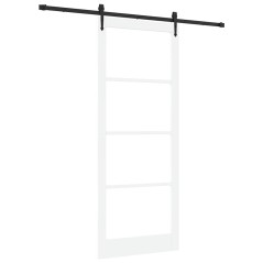 Porta scorrevole vidaXL con set hardware 'ORKDAL'Bianca 93x232 cm