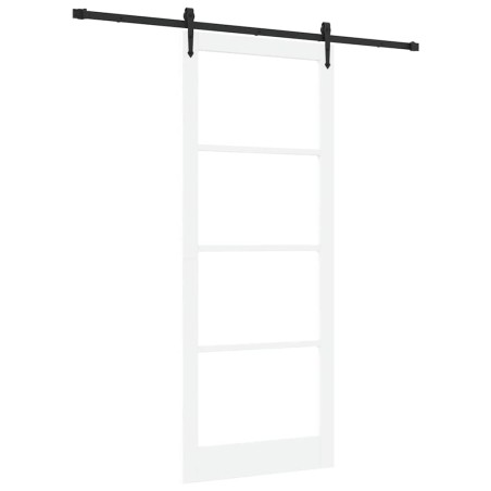 Porta scorrevole vidaXL con set hardware 'ORKDAL'Bianca 93x232 cm