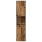 vidaXL Set di mobili per bagno 4 pezzi - Legno antico in legno ingegnerizzato vidaXL Set di mobili per bagno 4 pezzi - Legno antico in legno ingegnerizzato