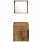 vidaXL Set di mobili per bagno 4 pezzi - Legno antico in legno ingegnerizzato vidaXL Set di mobili per bagno 4 pezzi - Legno antico in legno ingegnerizzato