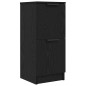 vidaXL Credenze 3 pcs Nero Rovere Legno Ingegnerizzato vidaXL Credenze 3 pcs Nero Rovere Legno Ingegnerizzato