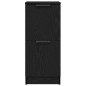 vidaXL Credenze 3 pcs Nero Rovere Legno Ingegnerizzato vidaXL Credenze 3 pcs Nero Rovere Legno Ingegnerizzato