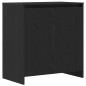 vidaXL Set di 3 Sideboard in Legno Ingegnerizzato Nero