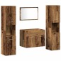 vidaXL Set di Mobili per Bagno in 4 Pezzi in Legno Vecchio