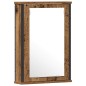 vidaXL Set di mobili da bagno in 2 pezzi Legno vecchio Legno ingegnerizzato
