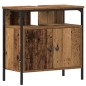 Set di mobili per bagno 2 pezzi in legno anticato in legno ingegnerizzato
