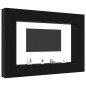 vidaXL Set di 12 cabine TV da montare a parete in rovere nero, in legno ingegnerizzato vidaXL Set di 12 cabine TV da montare a parete in rovere nero, in legno ingegnerizzato