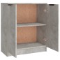 Credenze 3 pz Grigio Cemento in Legno Multistrato Credenze 3 pz Grigio Cemento in Legno Multistrato