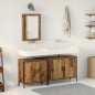 vidaXL Set di mobili da bagno a 3 pezzi legno invecchiato vidaXL Set di mobili da bagno a 3 pezzi legno invecchiato