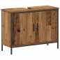 vidaXL Set di mobili da bagno a 3 pezzi legno invecchiato vidaXL Set di mobili da bagno a 3 pezzi legno invecchiato