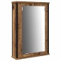 vidaXL Mobile da bagno con lavabo integrato in legno antico