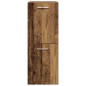 vidaXL Set di Mobili per Bagno 4 Pezzi Legno Vecchio Legno Ingegnerizzato