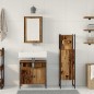 vidaXL Set mobili bagno 3 pezzi Legno invecchiato Legno ingegnerizzato vidaXL Set mobili bagno 3 pezzi Legno invecchiato Legno ingegnerizzato